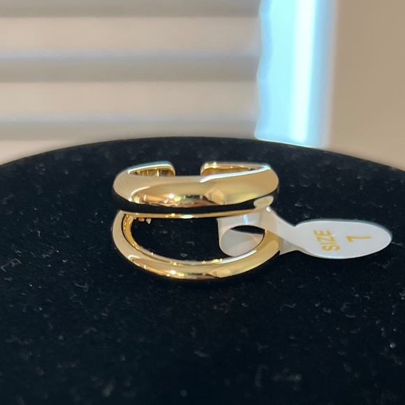 NWT Loren Stewart Le Deux Wrap Chunky Trendy Band, Ring Size 7 - Picture 3 of 4